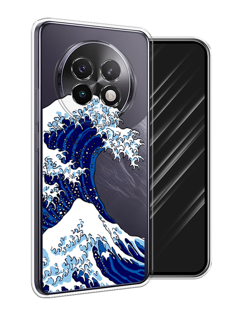 

Чехол Awog на Realme 13+ "Волна в Канагаве", Синий;белый, 2518750-1