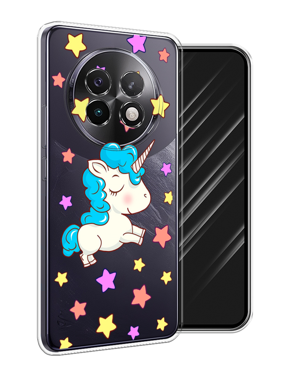 

Чехол Awog на Realme 13+ "Звездный единорог", Голубой;фиолетовый;желтый, 2518750-1