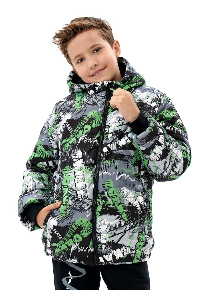

Куртка детская Kari AW24C1022, серый, 134, 230624