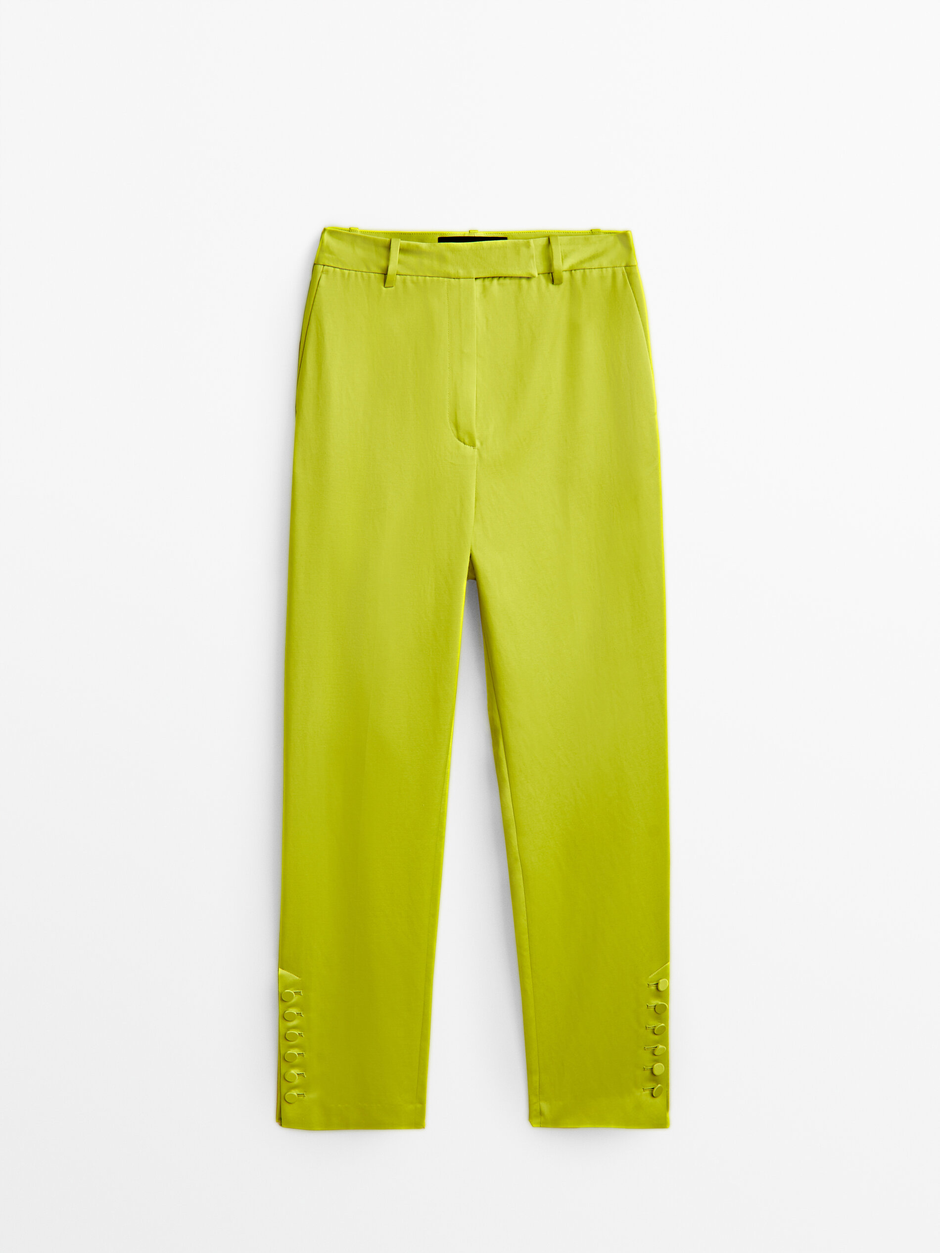 

Брюки женские Massimo Dutti 09190954520 зеленые 36, 09190954520