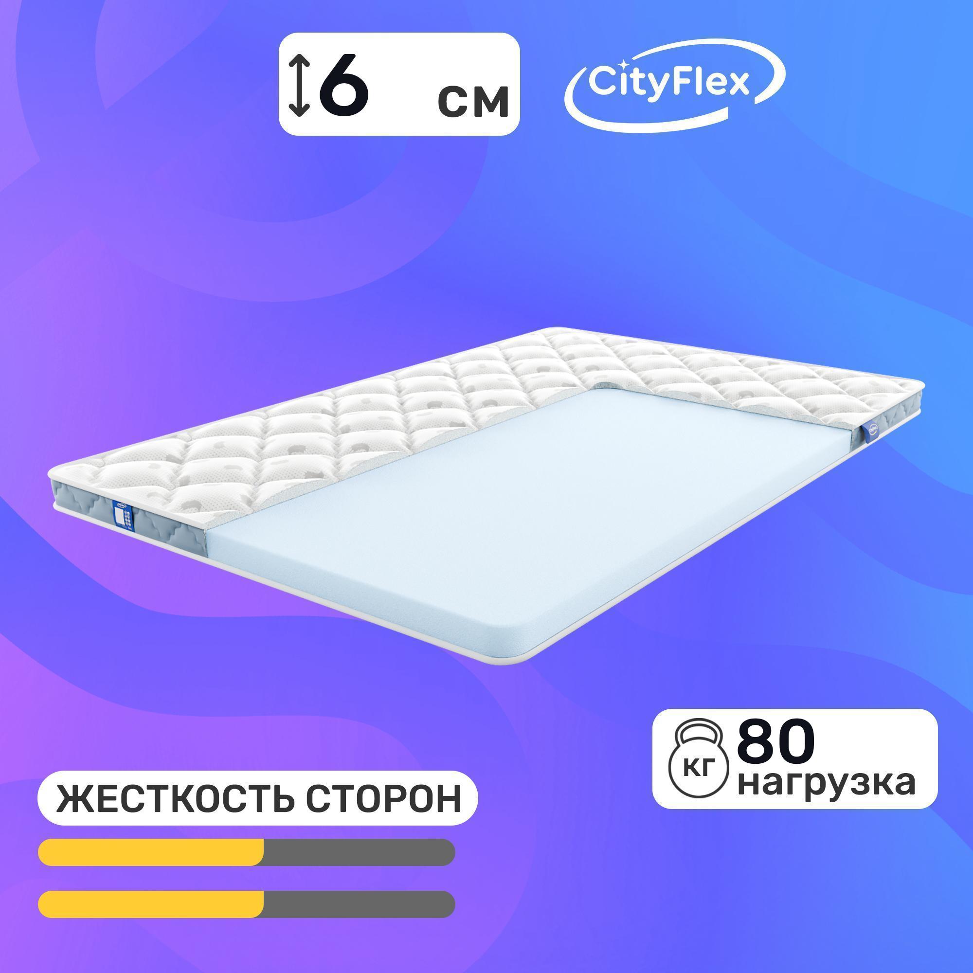 

Матрас Cityflex Twist 6 80x190, Белый;голубой, Twist 6