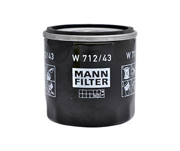 

Фильтр Масляный Mann-Filter W 712/43 MANN-FILTER арт. W 712/43