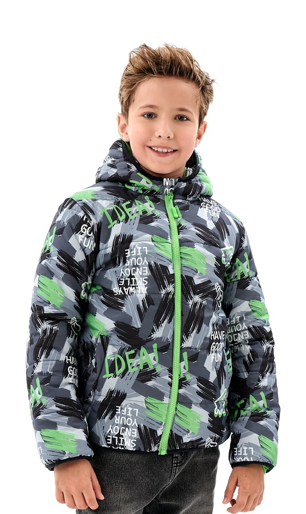 

Куртка детская Kari AW24C1018, серый, 128, 230623