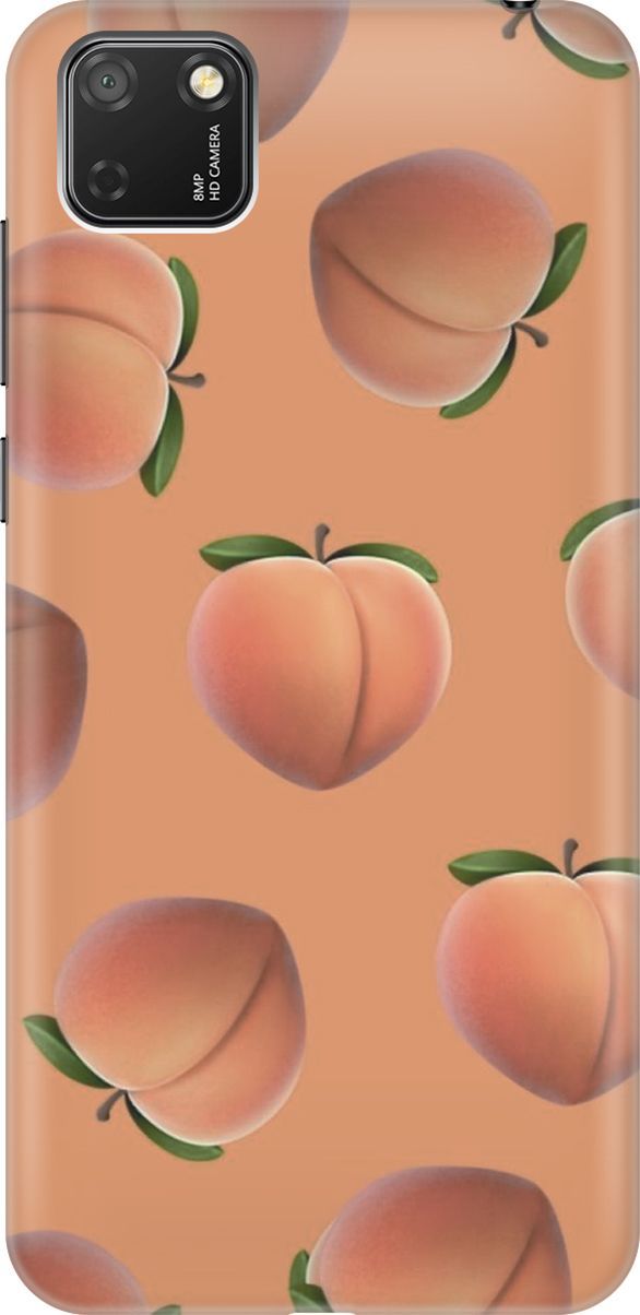 

Чехол на Honor 9S/Huawei Y5P с принтом "Падающие персики", Красный;оранжевый, 6421