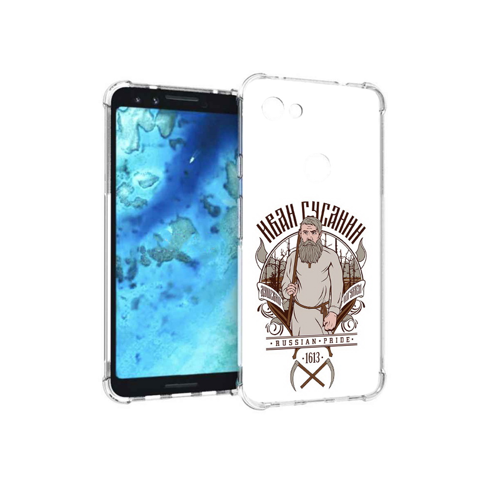 

Чехол MyPads Tocco для Google Pixel 3 Иван Сусанин, Прозрачный, Tocco
