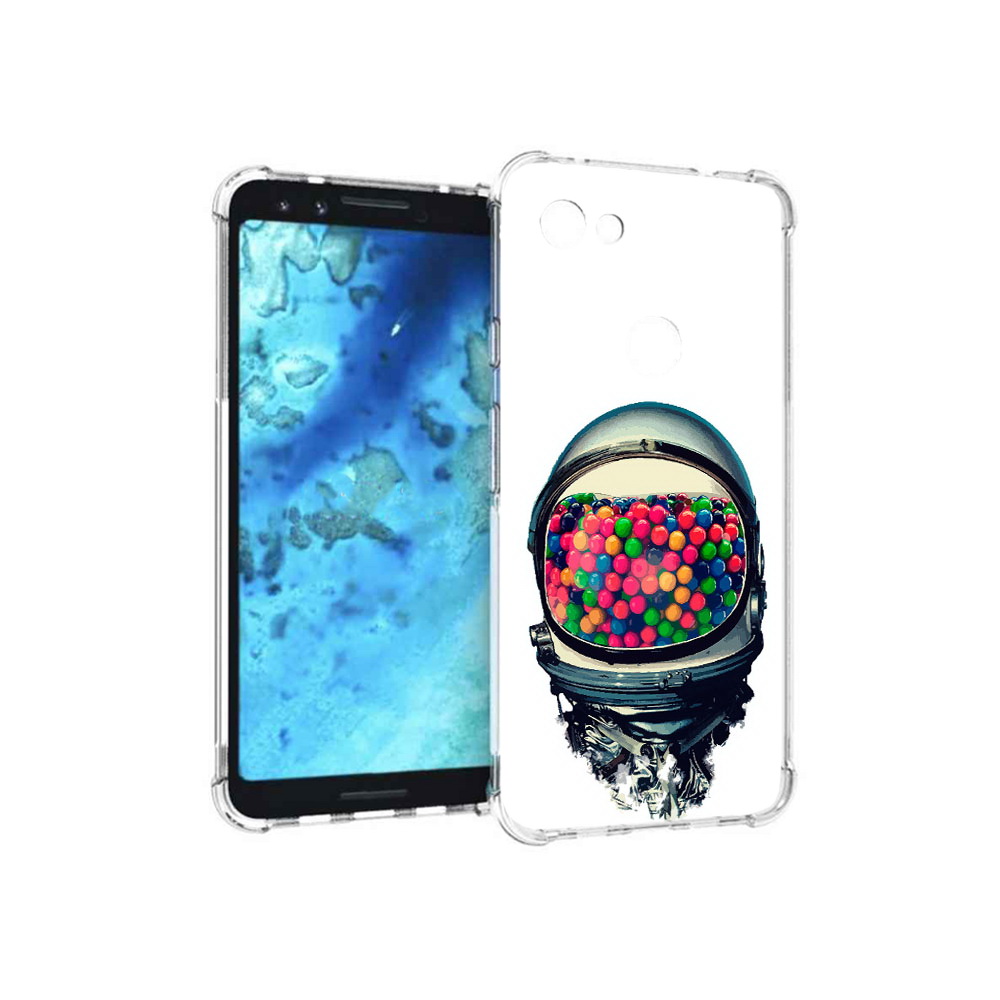 

Чехол MyPads Tocco для Google Pixel 3 шлем космонавта, Прозрачный, Tocco