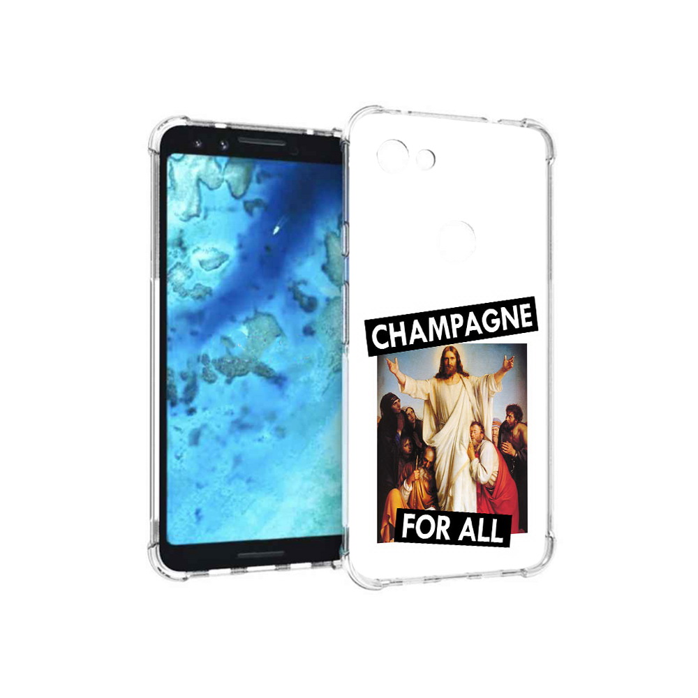 

Чехол MyPads Tocco для Google Pixel 3 шампанское, Прозрачный, Tocco