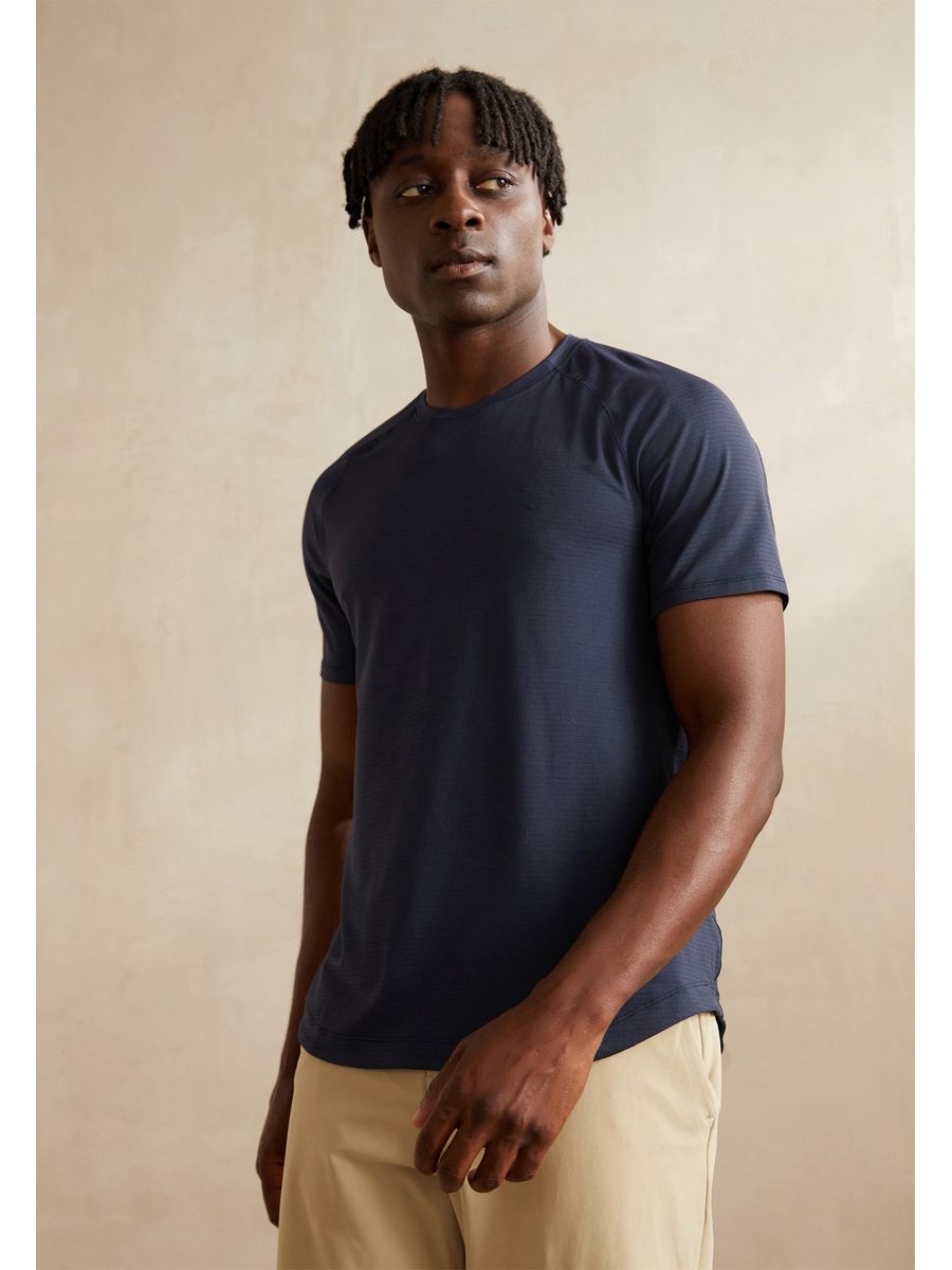 

Футболка мужская lululemon LLS22O003 синяя 2XL, Синий, LLS22O003