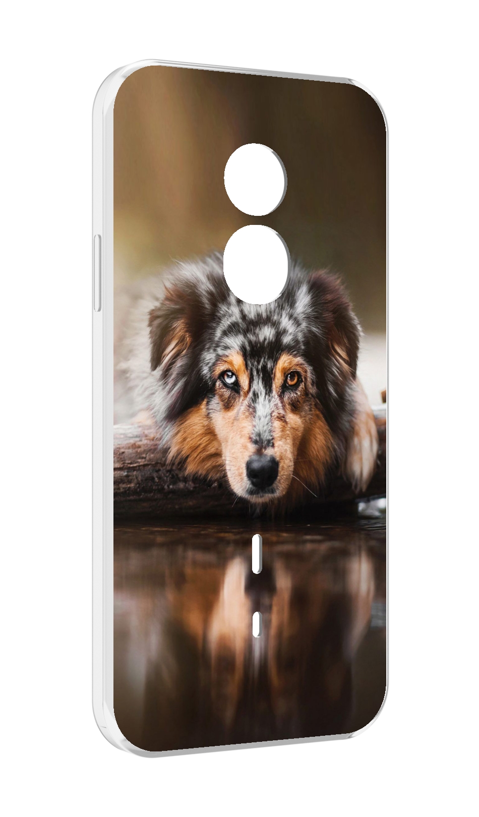 

Чехол MyPads австралииская овчарка для Doogee S51, Прозрачный, Tocco