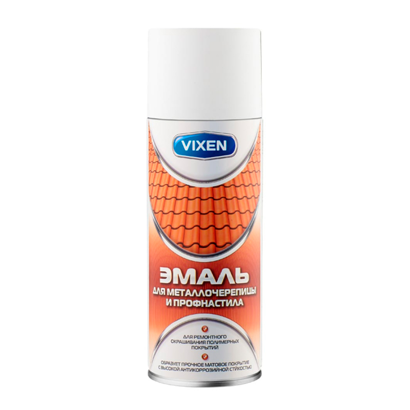 

Краска-спрей VIXEN VX-46005 для металлочереп и проф настила зеленый мох 520мл RAL 6005 "В", RAL 6005