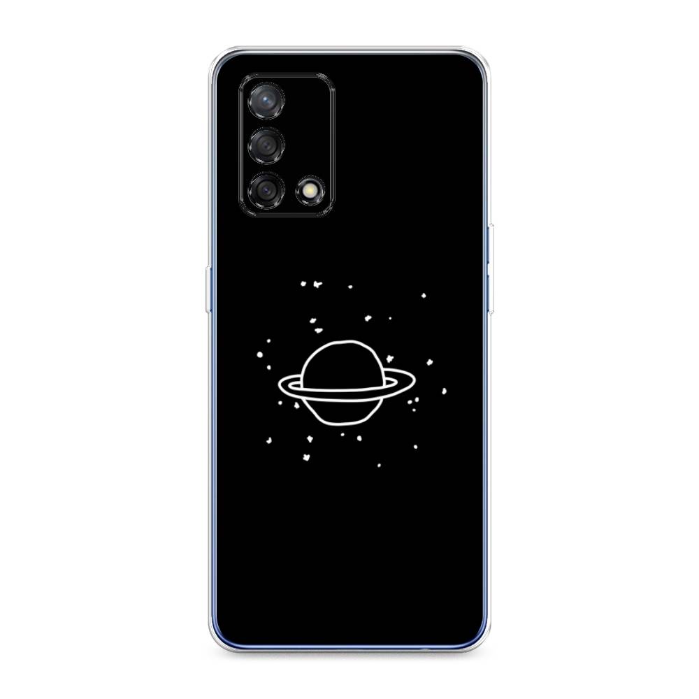 фото Силиконовый чехол "дудл юпитера" на oppo a74 awog