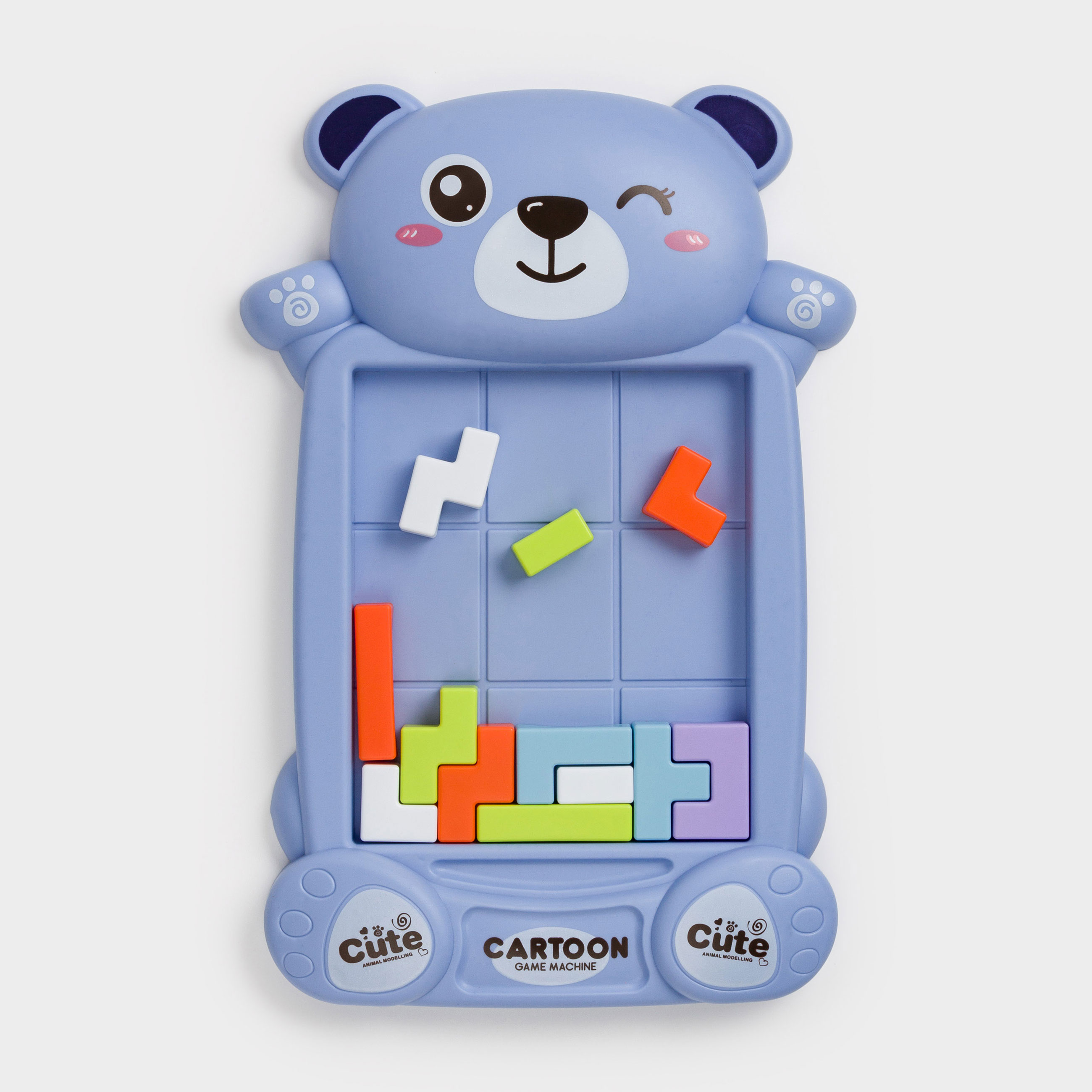 

Игра-головоломка, 19 см, развивающая, пластик, синяя, Мишка, Bear, KL-00006733