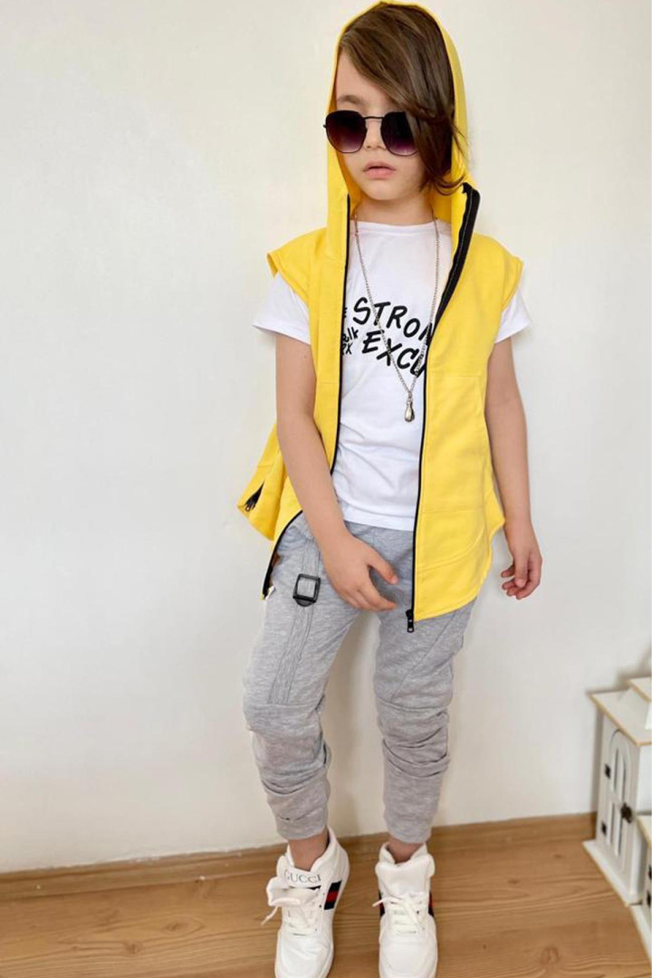 

Спортивный костюм Ricco Tarz р. 3-4 лет Желтый, 4222807002 (доставка из-за рубежа), 4222807002