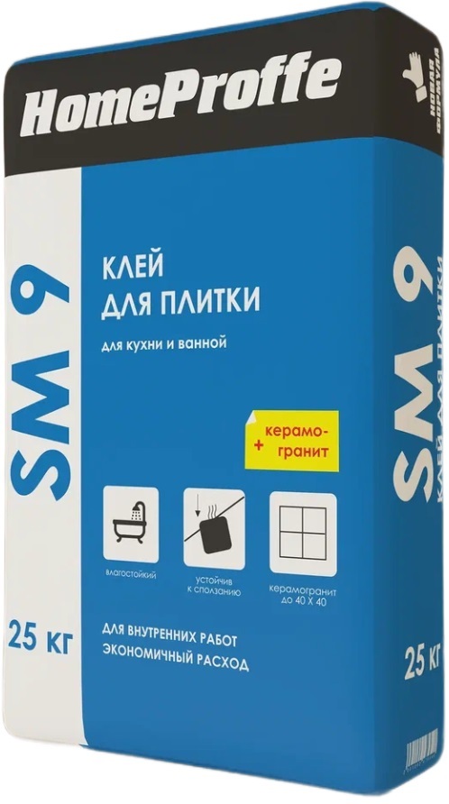 

Клей для плитки HomeProffe SM9 25 кг