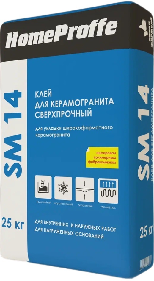 

Клей для плитки HomeProffe SM14 25 кг