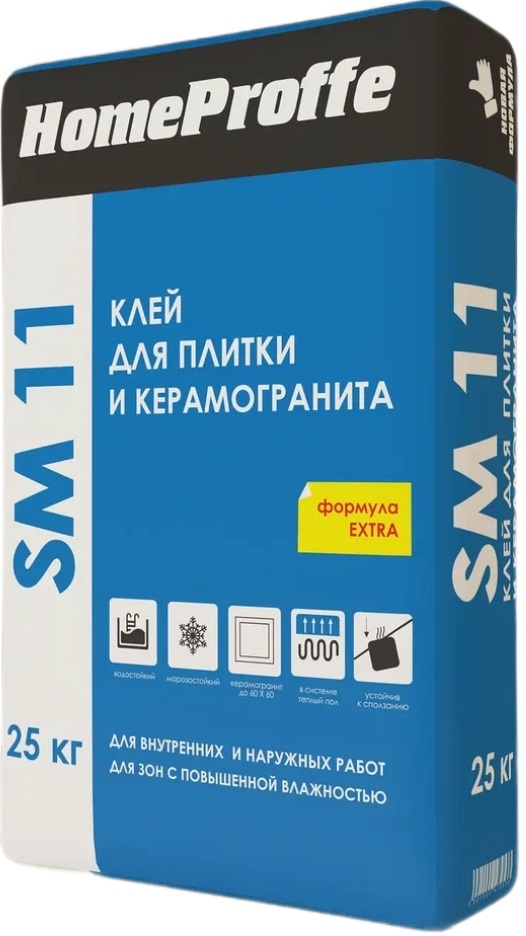 

Клей для плитки HomeProffe SM11 25 кг