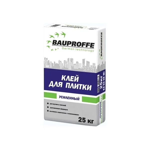 

Клей для плитки Bauproffe Усиленный 25 кг