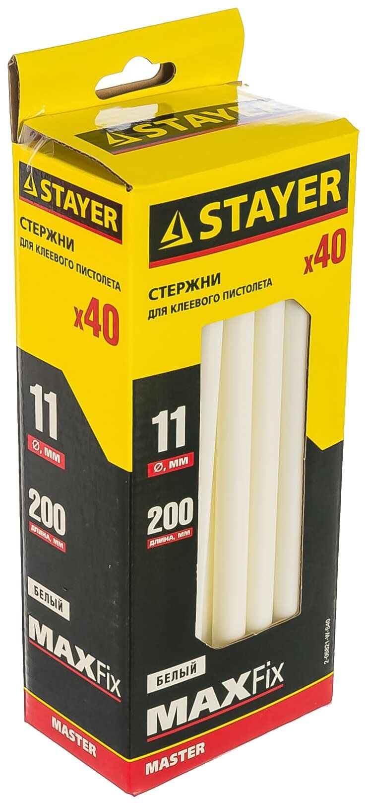 

Клеевые стержни Stayer Master 11x200mm 40шт 2-06821-T-S40
