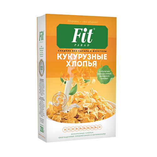 Хлопья Кукурузные Fit Parad 200 Г (2шт.)