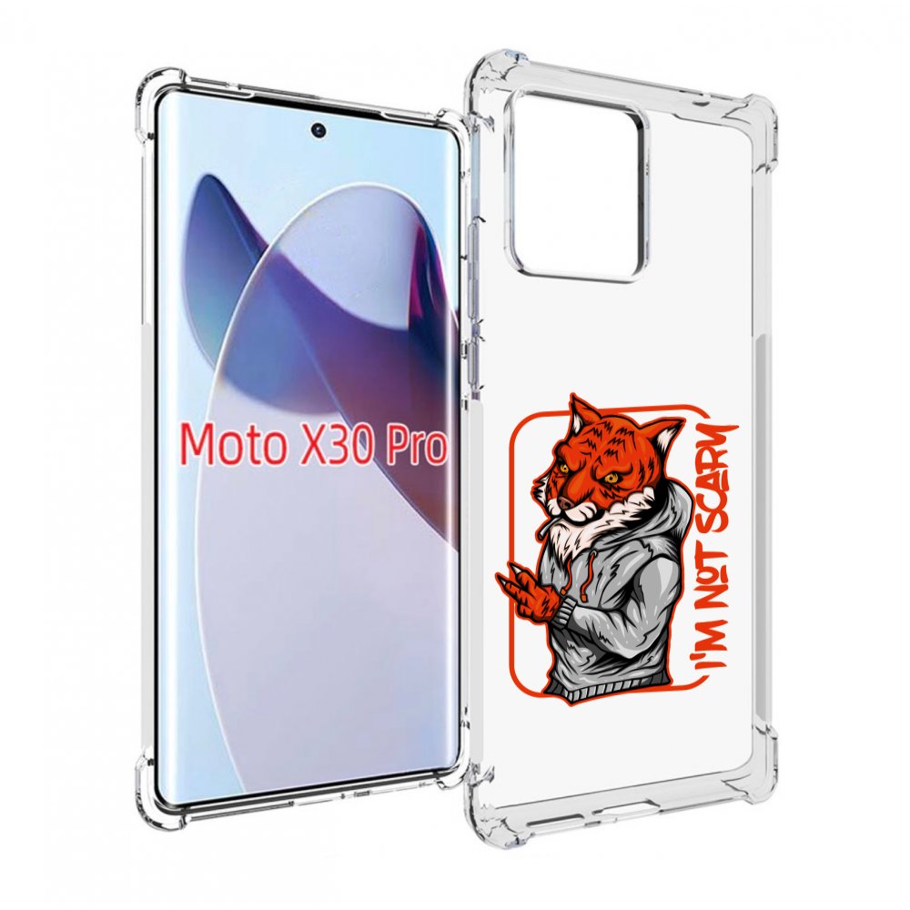 

Чехол MyPads Лис для Motorola Moto X30 Pro, Прозрачный, Tocco