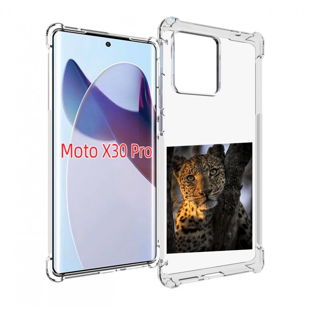 

Чехол MyPads Леопард для Motorola Moto X30 Pro, Прозрачный, Tocco