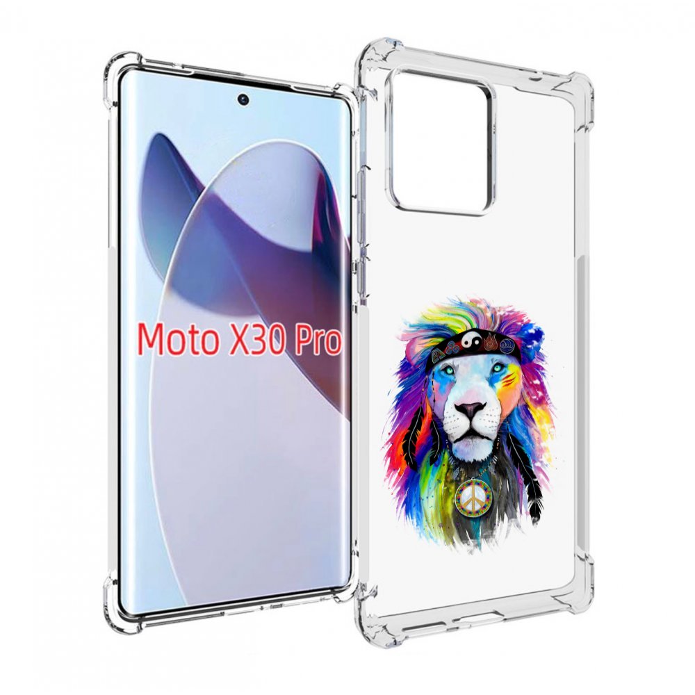 

Чехол MyPads Лев 3 для Motorola Moto X30 Pro, Прозрачный, Tocco