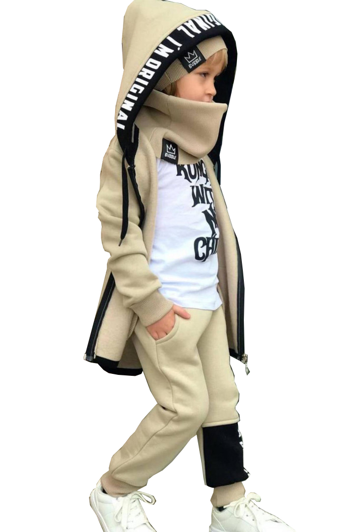 

Спортивный костюм Ricco Tarz р. 5-6 лет Бежевый, 4222308001 (доставка из-за рубежа), 4222308001
