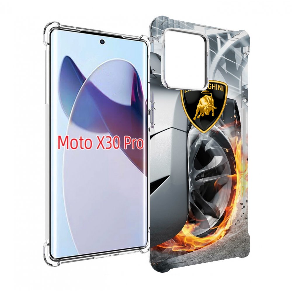 

Чехол MyPads Ламборгини мужской для Motorola Moto X30 Pro, Прозрачный, Tocco