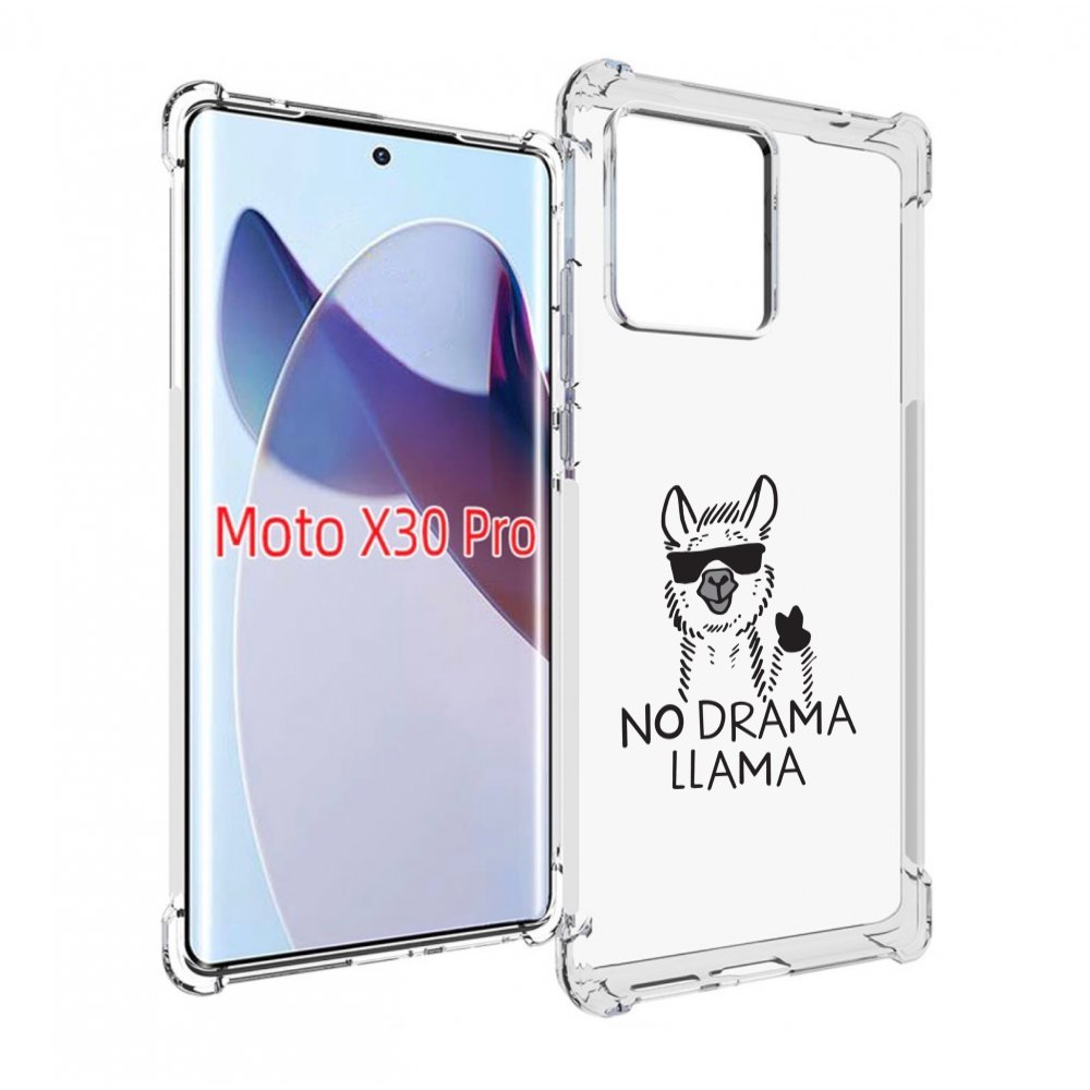 

Чехол MyPads Лама для Motorola Moto X30 Pro, Прозрачный, Tocco
