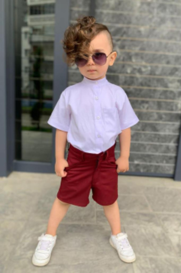 

Костюм с шортами Ricco Tarz р. 8-9 лет Бордовый, 4222204002 (доставка из-за рубежа), 4222204002