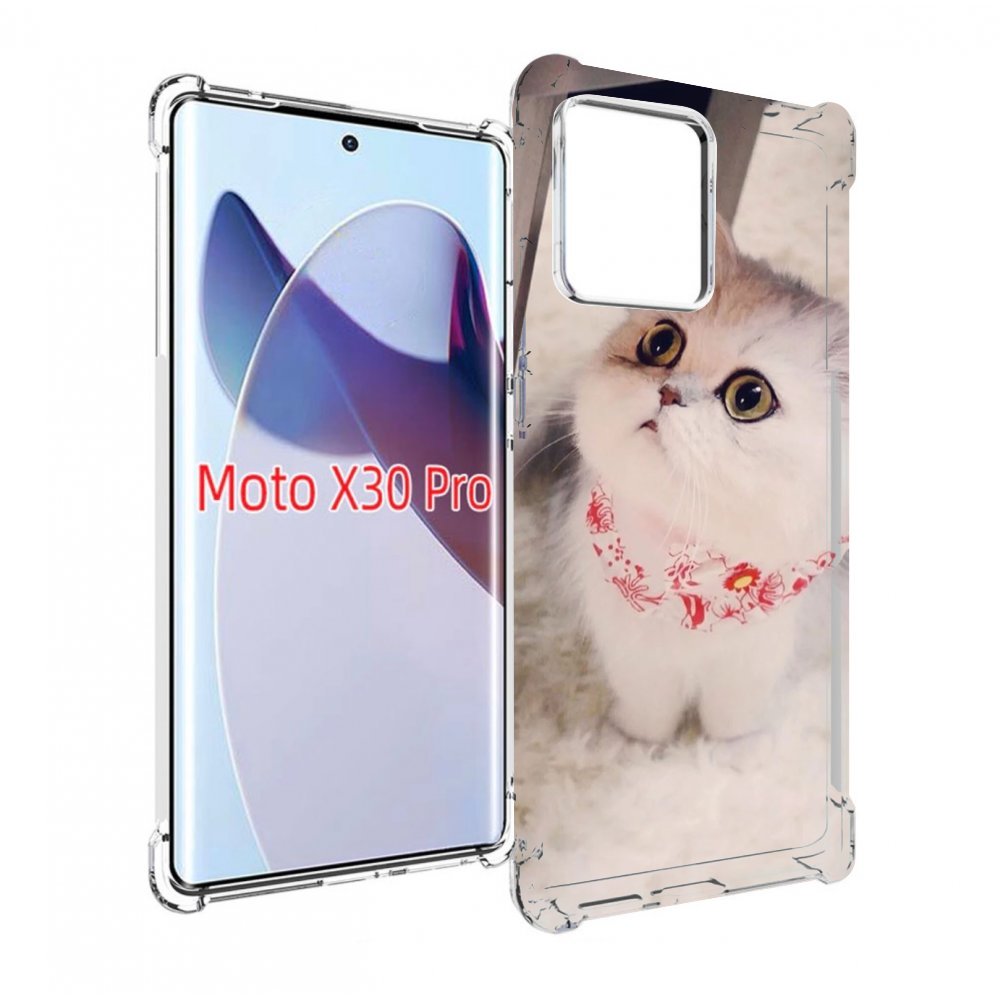 

Чехол MyPads Котеночек женский для Motorola Moto X30 Pro, Прозрачный, Tocco