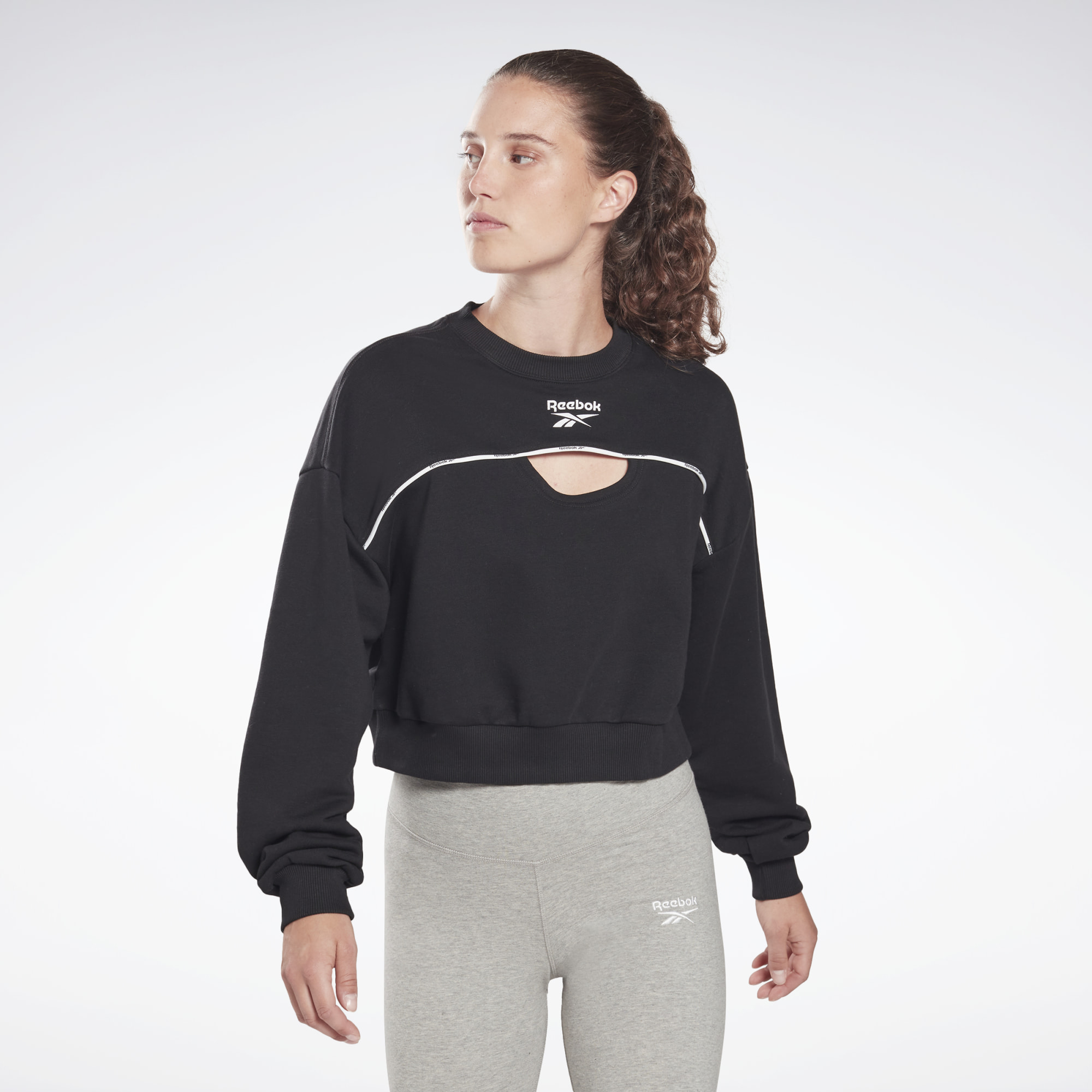 

Свитшот женский Reebok HB2335 черный S, HB2335
