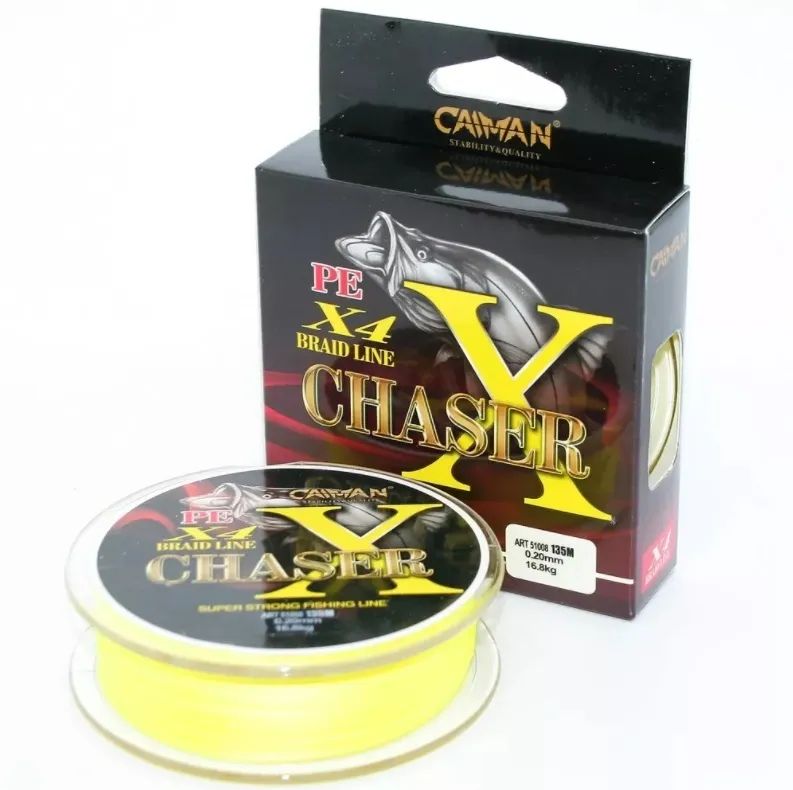 

Шнур Caiman Chaser, 135 м 0,14 мм желтый 00228