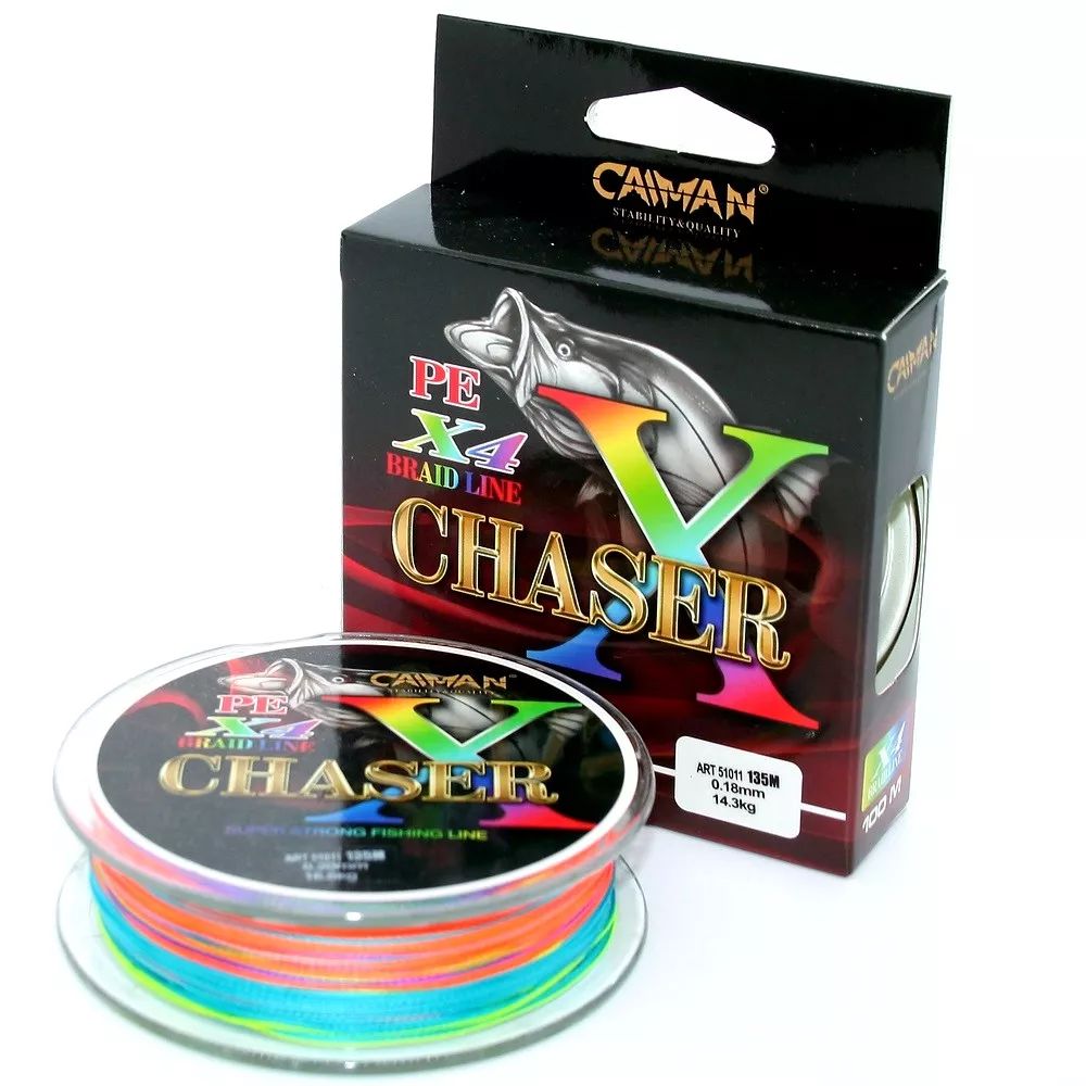 

Шнур Caiman Chaser, 135 м 0,10 мм цветной 51011 00256