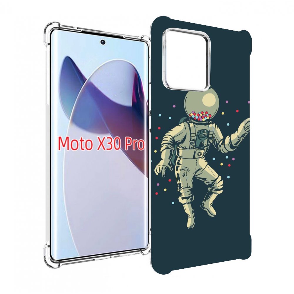 

Чехол MyPads Космонавт для Motorola Moto X30 Pro, Прозрачный, Tocco