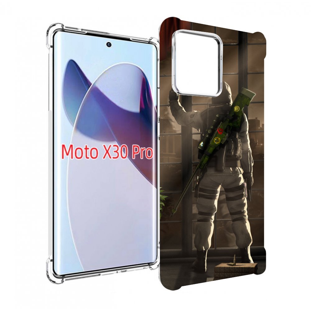 

Чехол MyPads Контр-Страйк-в-дыму для Motorola Moto X30 Pro, Прозрачный, Tocco