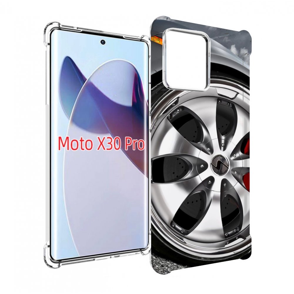 

Чехол MyPads Колесо мужской для Motorola Moto X30 Pro, Прозрачный, Tocco