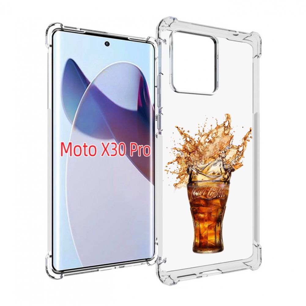 

Чехол MyPads Кола-в-стакане для Motorola Moto X30 Pro, Прозрачный, Tocco