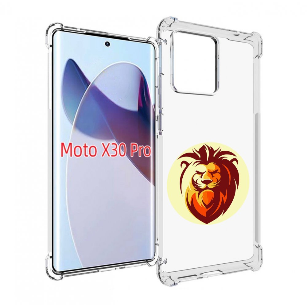 

Чехол MyPads Картинка-Лев для Motorola Moto X30 Pro, Прозрачный, Tocco