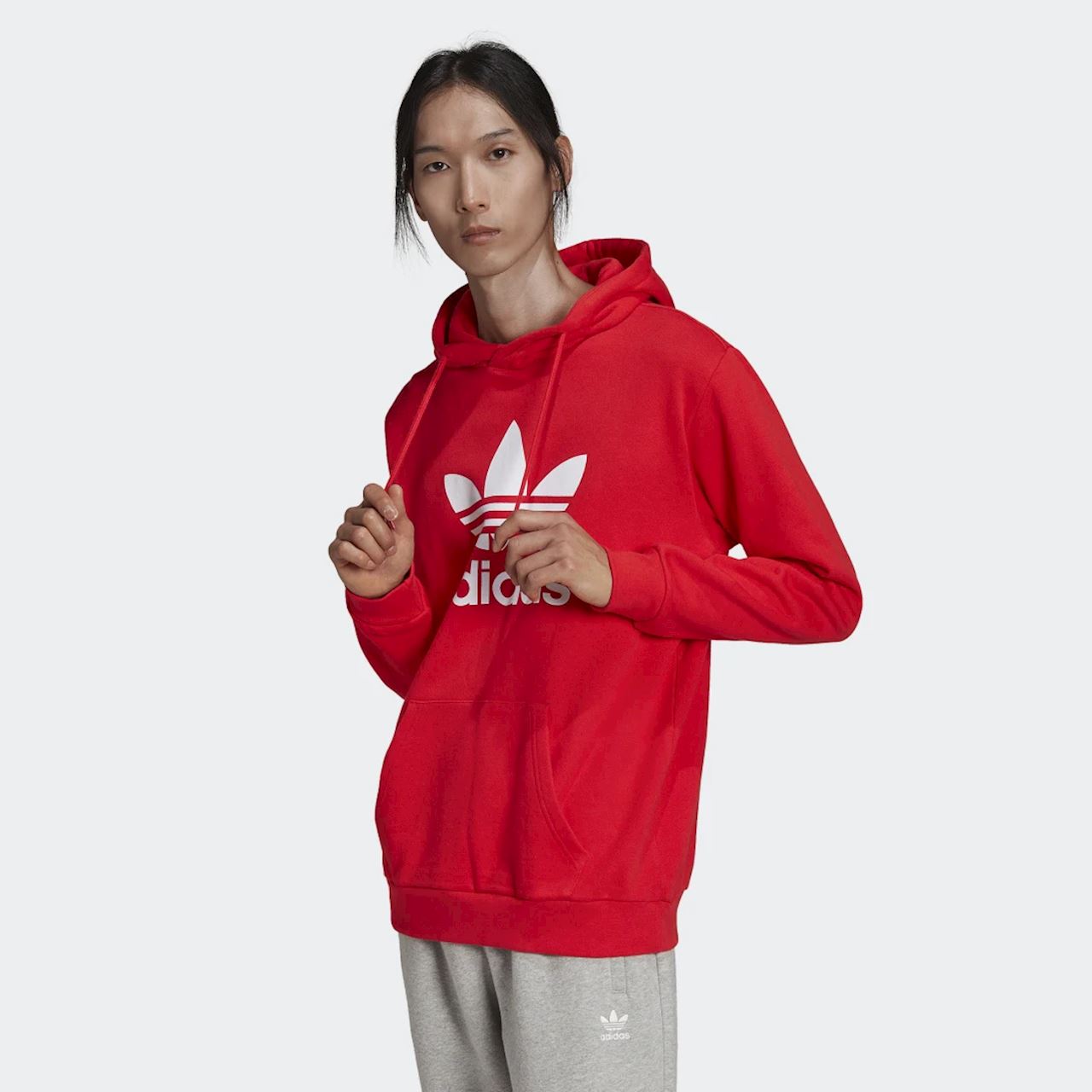 

Худи мужское Adidas HE9500 красное S, HE9500