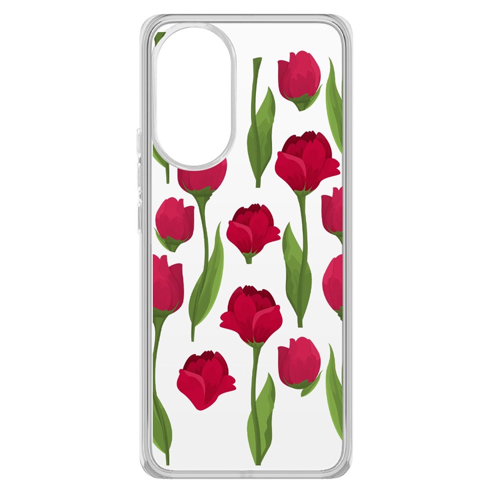 

Чехол-накладка Krutoff Clear Case Розы паттерн для Huawei Nova 9