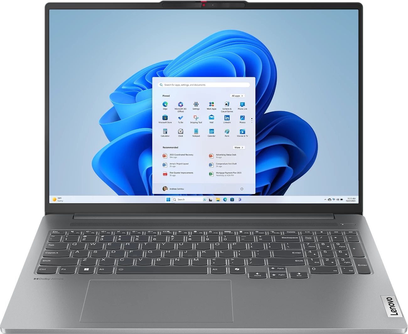 

Ноутбук Lenovo IdeaPad Pro 5 16IMH9 Grey (83D4003RRK), IdeaPad Pro 5 16IMH9