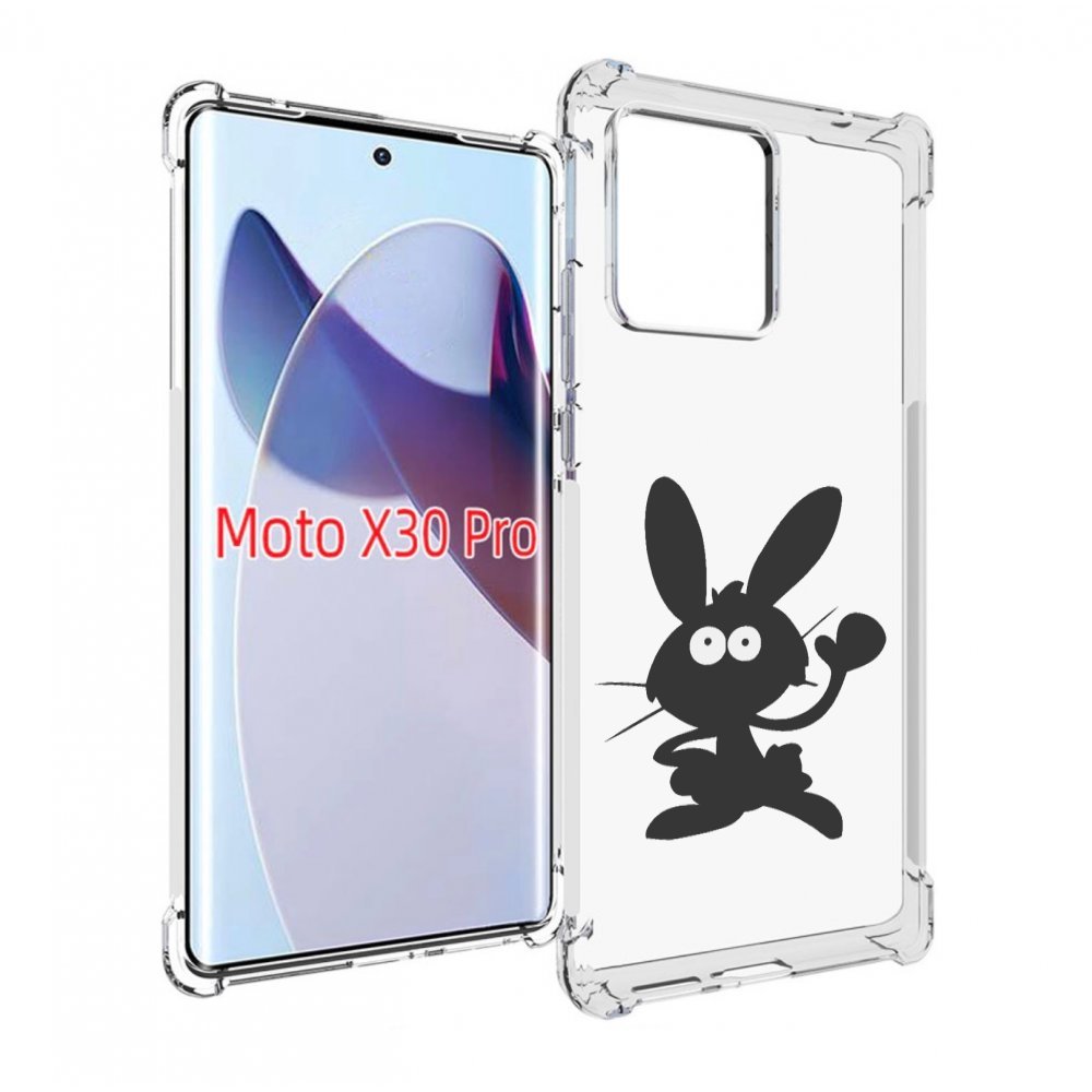 

Чехол MyPads Заяц для Motorola Moto X30 Pro, Прозрачный, Tocco
