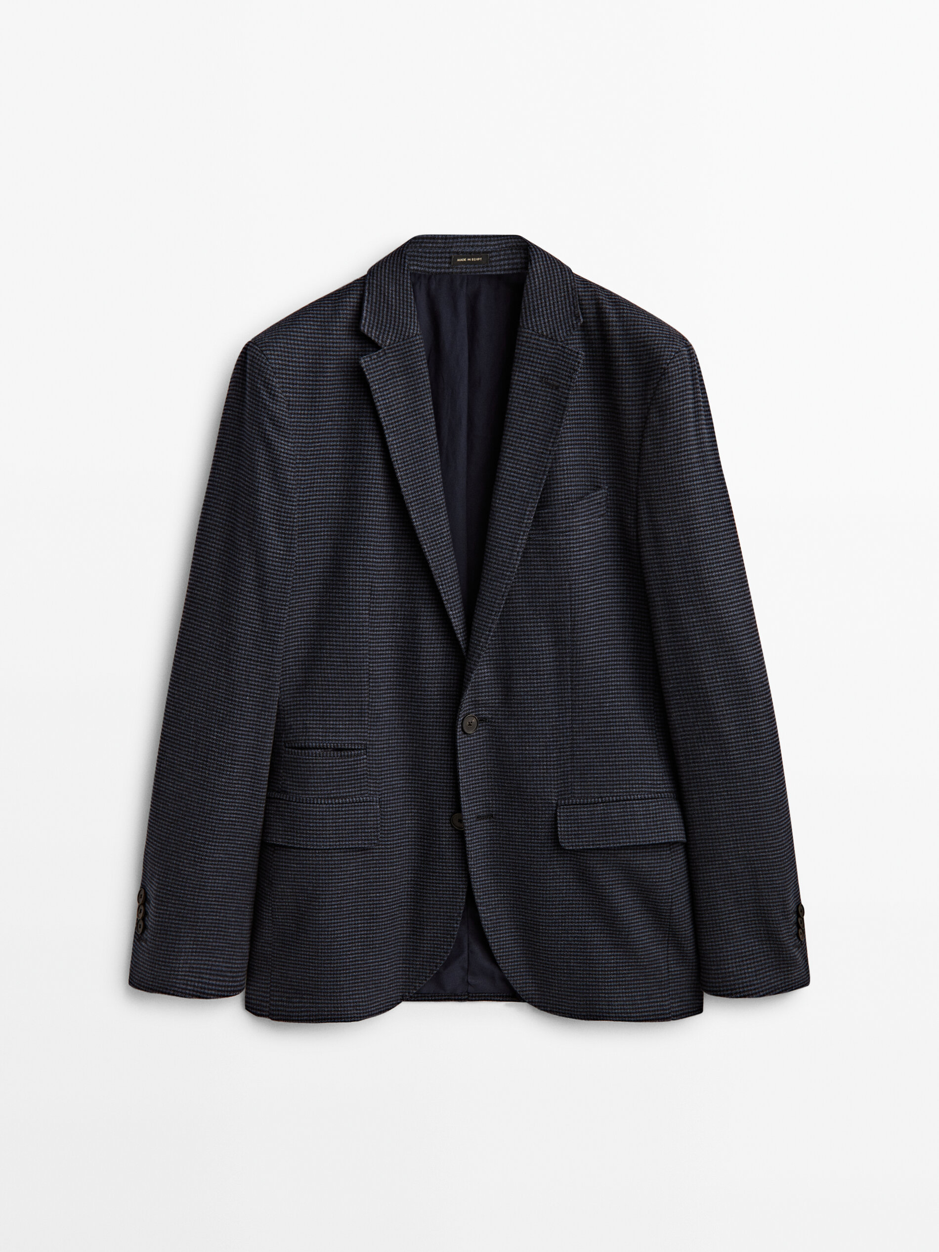 

Блейзер мужской Massimo Dutti 02050115401 синий 56 RU, 02050115401