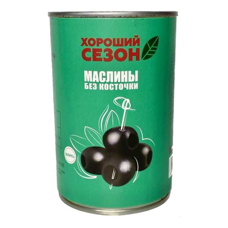 Из Беларуси: Маслины Хороший сезон без косточки, 330 г