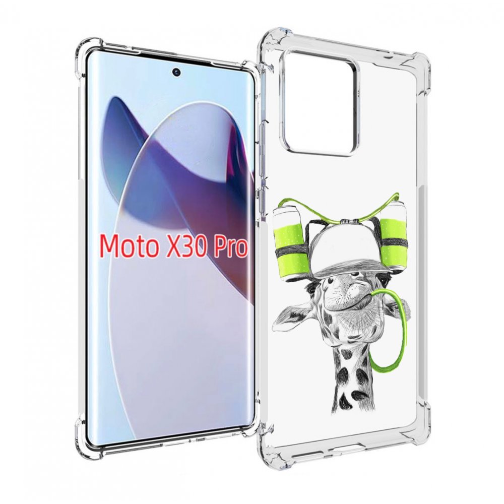 

Чехол MyPads Жираф для Motorola Moto X30 Pro, Прозрачный, Tocco