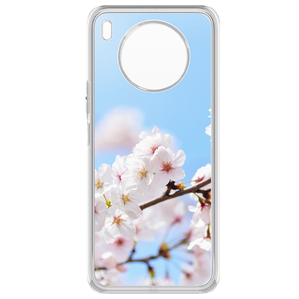 

Чехол-накладка Krutoff Clear Case Цветение для Huawei Nova 8i