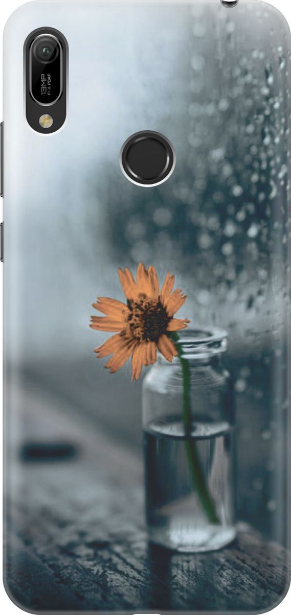

Чехол на Honor 8A/8A Pro/Huawei Y6 (2019)/Y6 Prime (2019) "Осенняя меланхолия", Желтый;серый, 4501