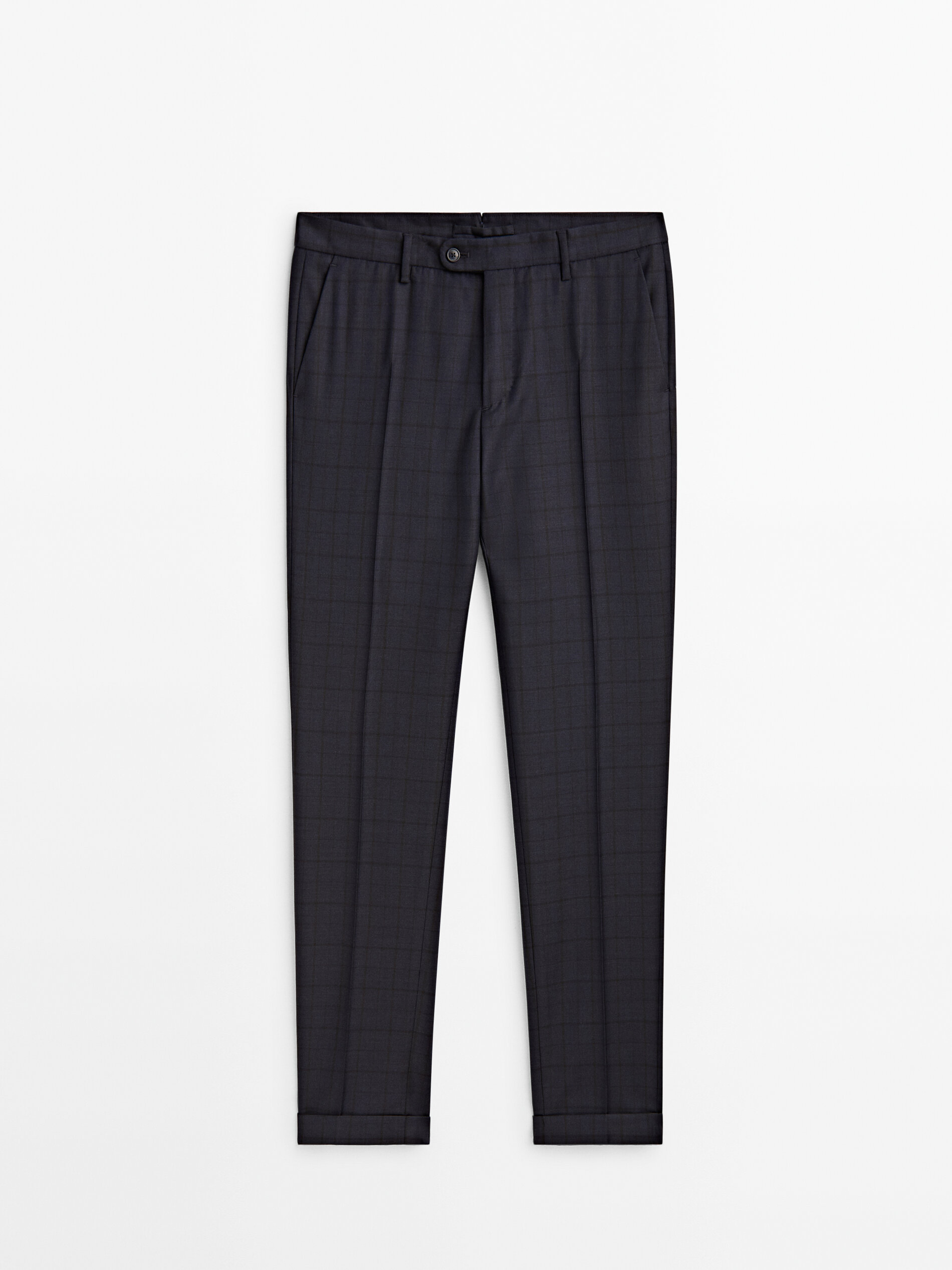 

Брюки мужские Massimo Dutti 00098193401 синие 40, 00098193401