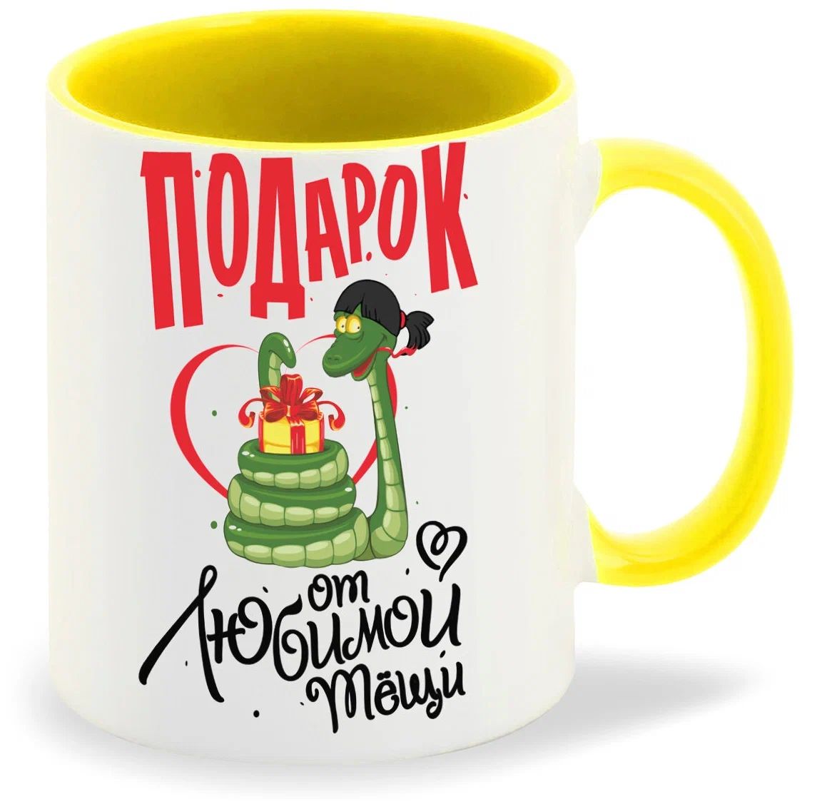 

Кружка CoolPodarok Семья. Подарок от любимой тещи